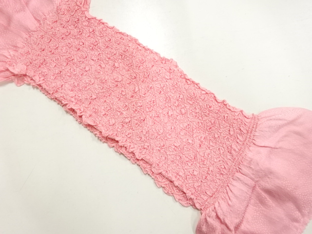 正絹　絞り　帯揚げ